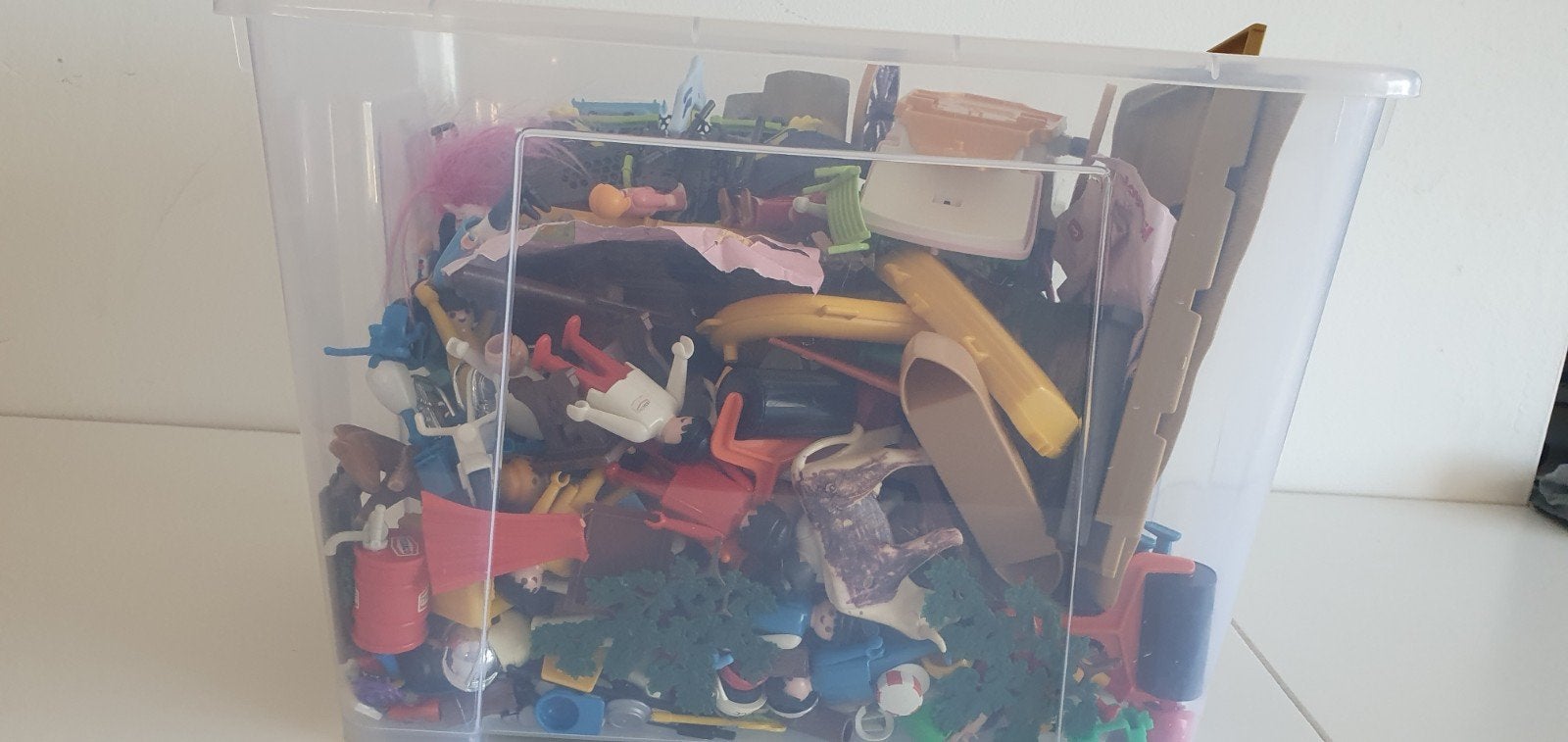 Grote hoop Playmobil met blokhut - zonder bak, Ophalen, Gebruikt, Losse onderdelen, Gebouw