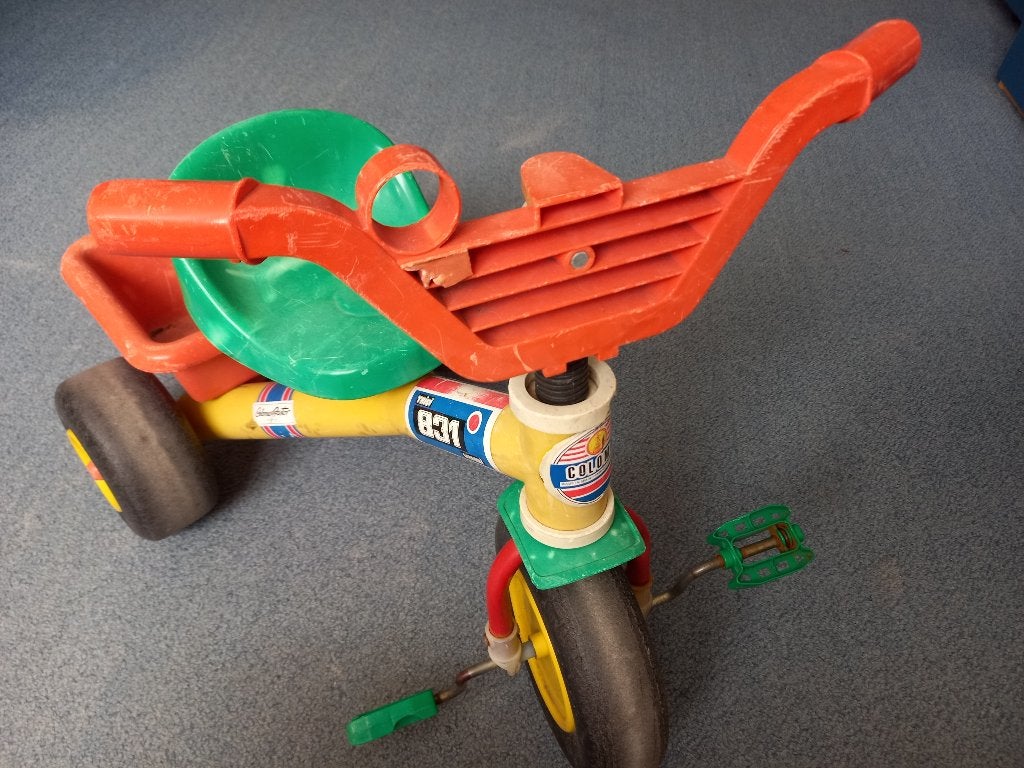 Kinder driewieler, Ophalen, Gebruikt, Trapvoertuig