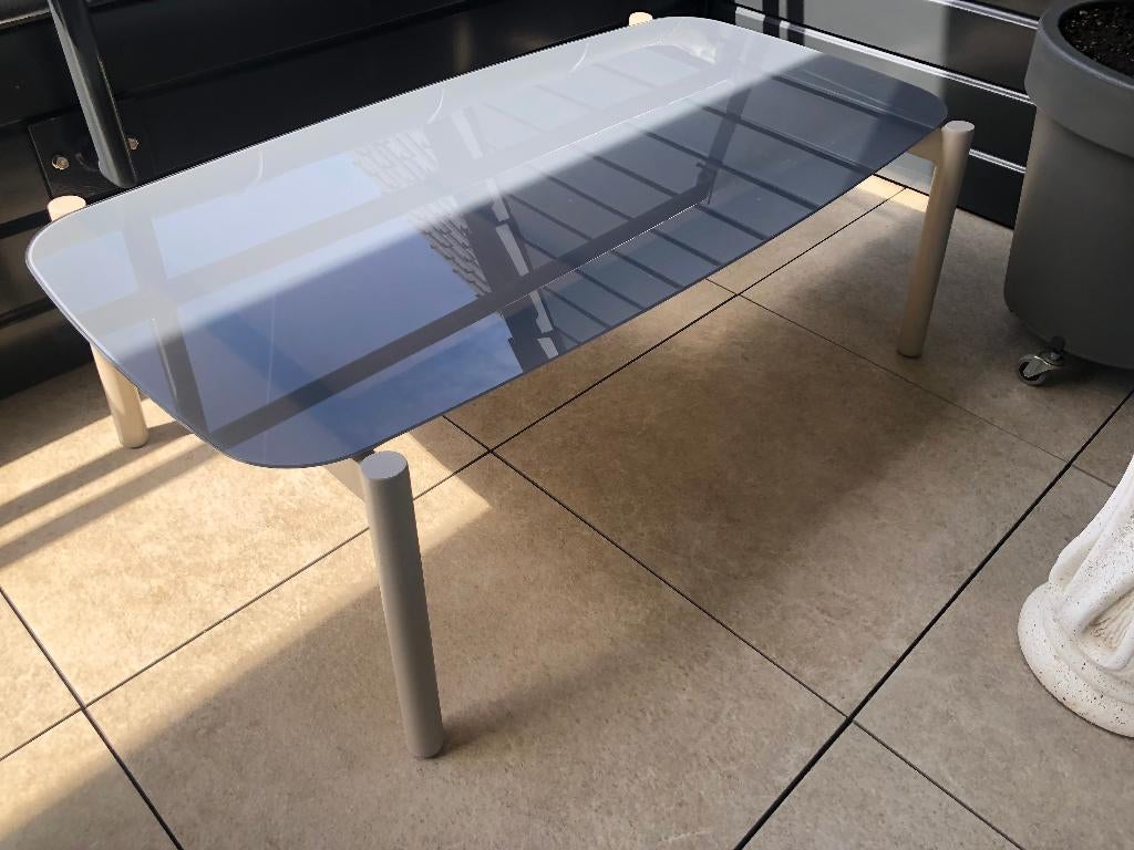 prachtige buiten salon tafel, Tuin en Terras, Ophalen, Zo goed als nieuw, Rechthoekig, Overige materialen