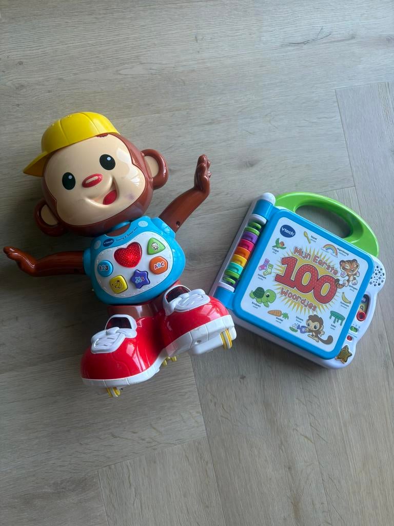 Vtech dansende aap en mijn eerste woordjes, Ophalen of Verzenden, 6 maanden tot 2 jaar