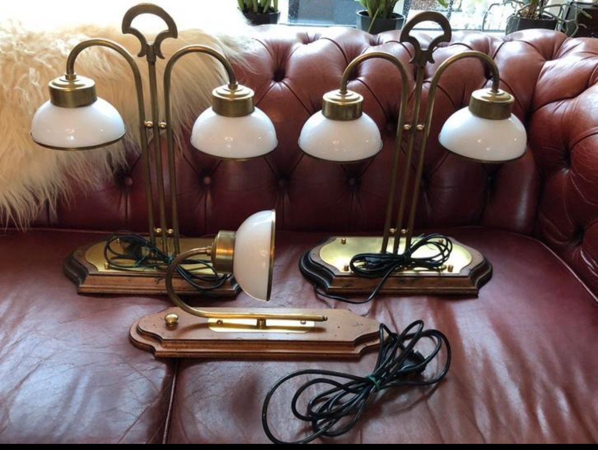 Antieke Lampen Set: Staand & Wandlamp, Huis en Inrichting, Ophalen, Zo goed als nieuw