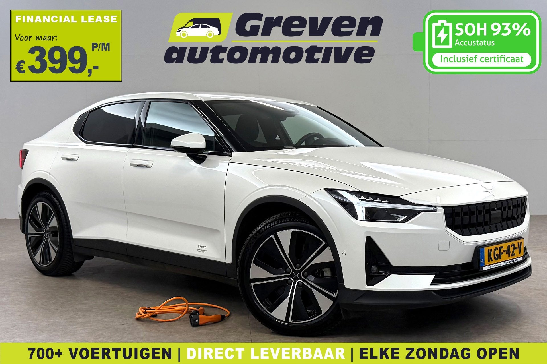 Polestar 2 Long Range 78 kWh | Snelladen | SOH 93% | 360° |
