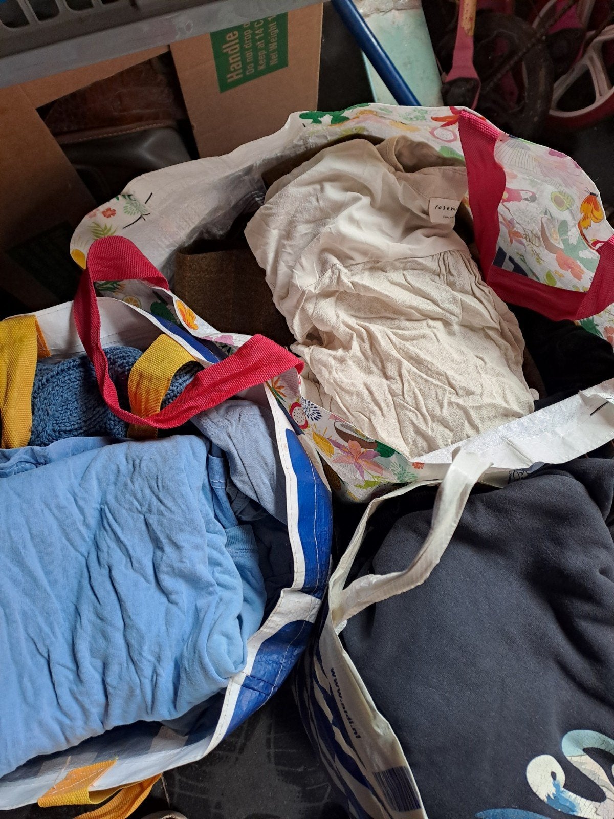 Verrassingspakket kleding ( zonder maatlabels), Diverse, Ophalen of Verzenden, Gedragen