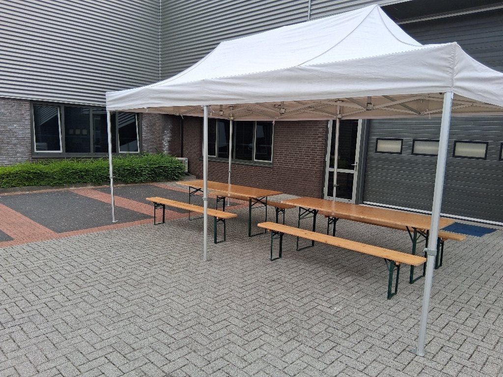 Partytent 6x3 meter te huur – € 75 per weekend, Tuin en Terras, Partytenten, Opvouwbaar, Partytent, Minder dan 4 meter, Zo goed als nieuw