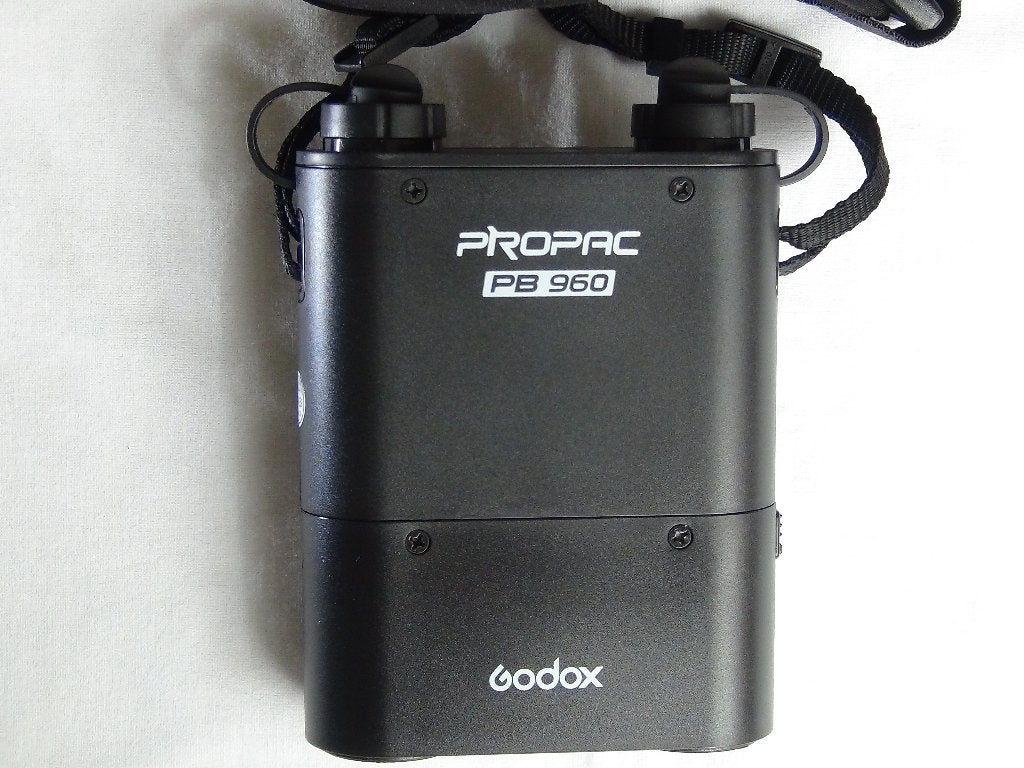 Godox PB960 Propac Powerpack voor flitsers ZGAN + Flitskabel, Externe flitser, Ophalen of Verzenden, Zo goed als nieuw, Sony