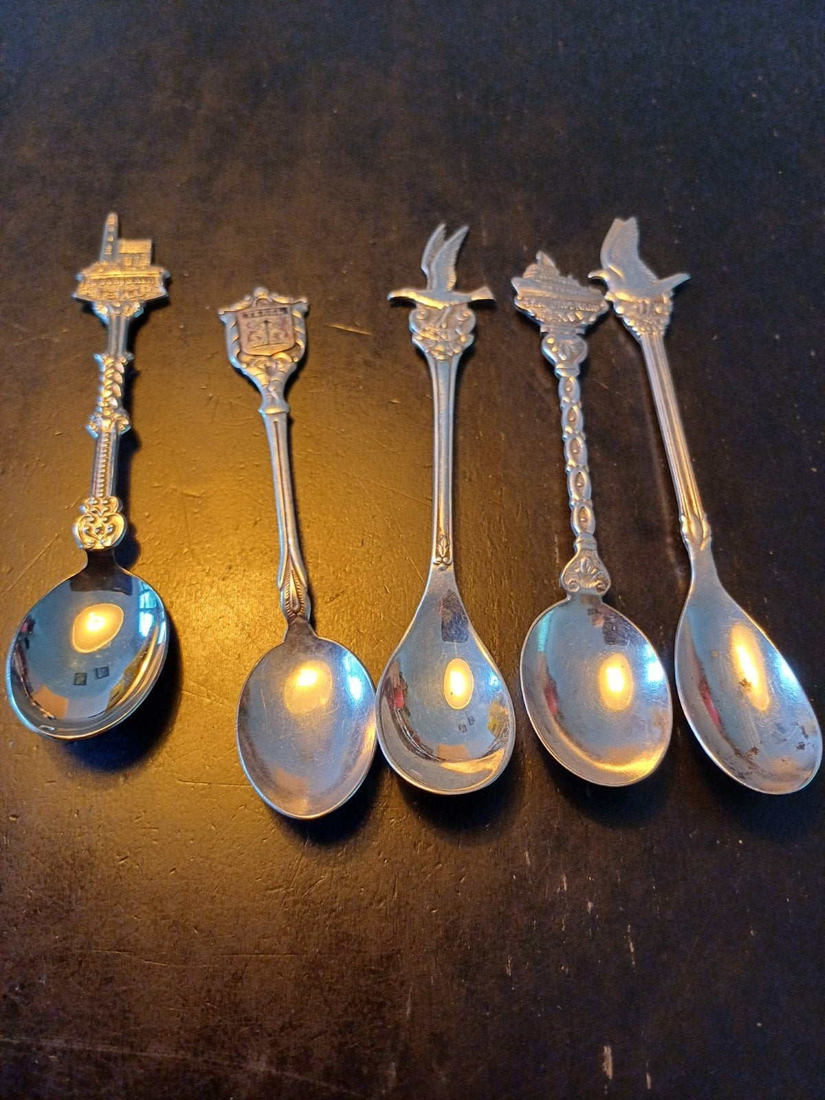 5 lepeltjes van Texel, Antiek en Kunst, Ophalen of Verzenden