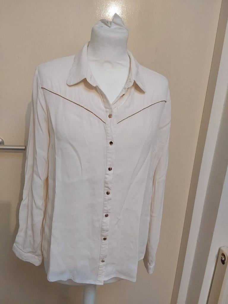 Prachtige blouse van Saint Tropez maat M, Saint Tropez, Ophalen of Verzenden, Zo goed als nieuw, Maat 38/40 (M)