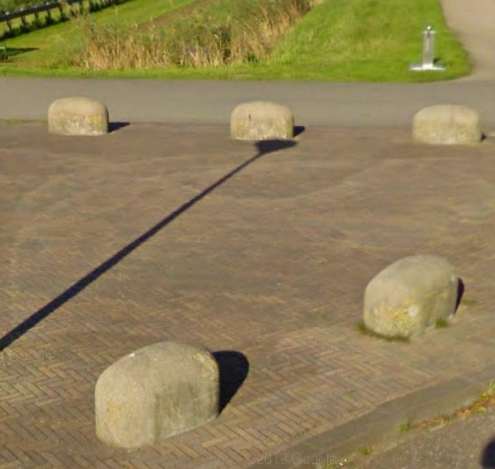 mooie partij anti oprijblokken, anti parkeerelementen, Tuin en Terras, Ophalen of Verzenden, Gebruikt, Beton, Overige typen