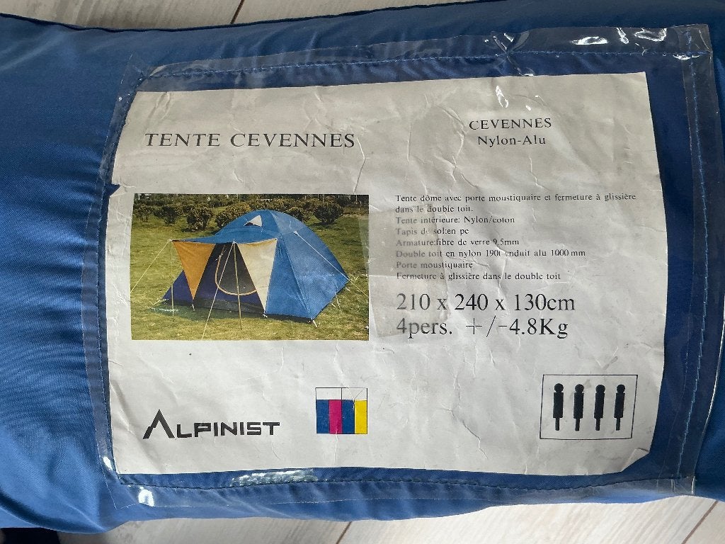 Koepeltent 3/4 personen, Caravans en Kamperen, Tenten, Ophalen, Zo goed als nieuw, Tot en met 4