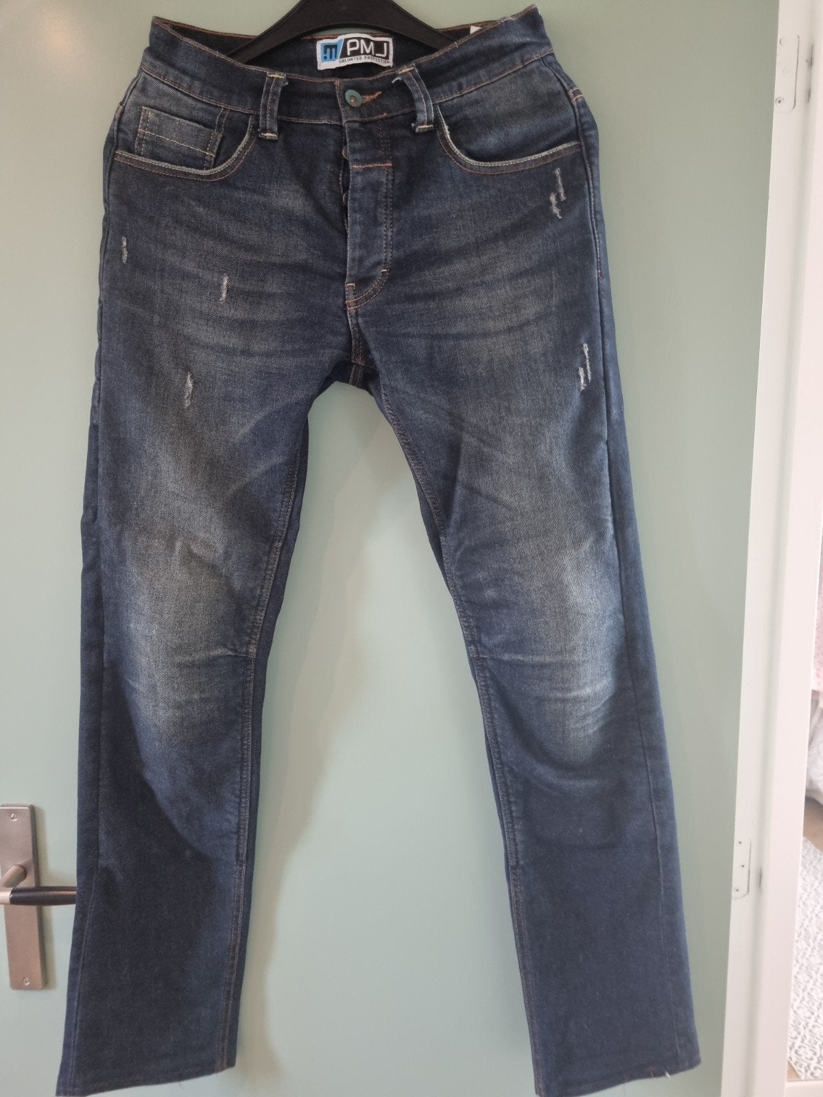 PMJ motorjeans maat W32 met KNOX bescherming, Ophalen of Verzenden, Broek | textiel