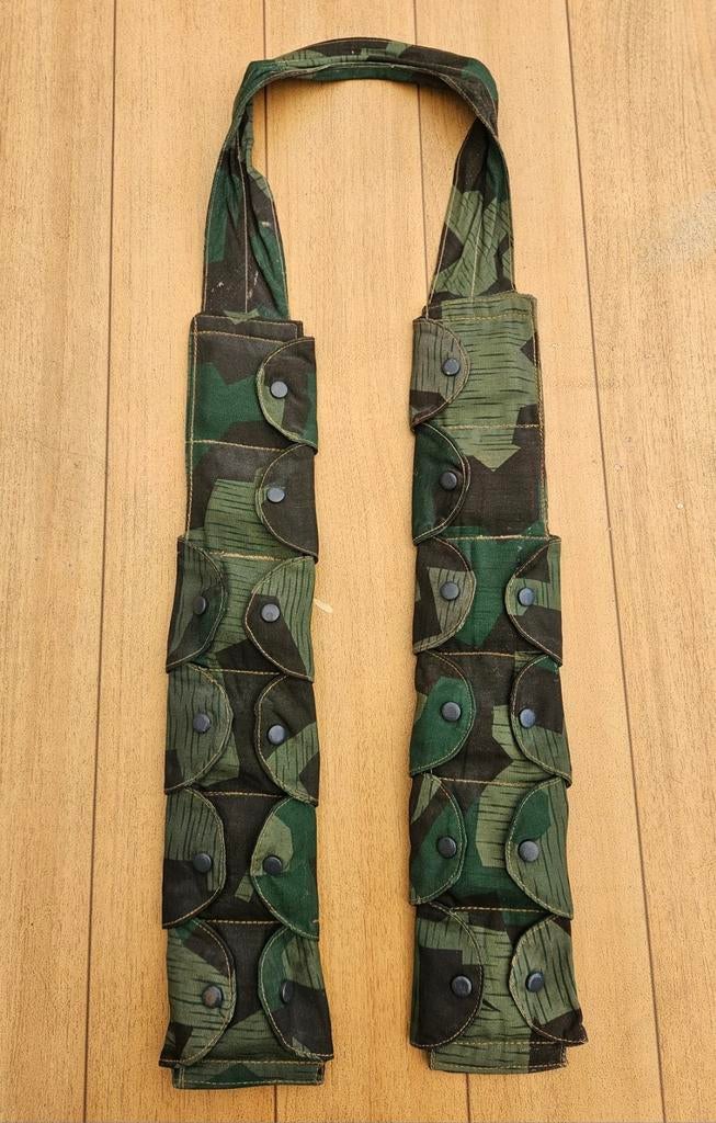 Originele WW2 Duitse Parachutist K98 munitie bandolier, Verzamelen, Ophalen of Verzenden, Luchtmacht, Duitsland, Kleding of Schoenen