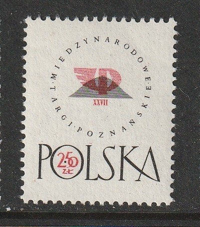 Polen 1958 - Fair Poznan, Ophalen, Polen, Postfris