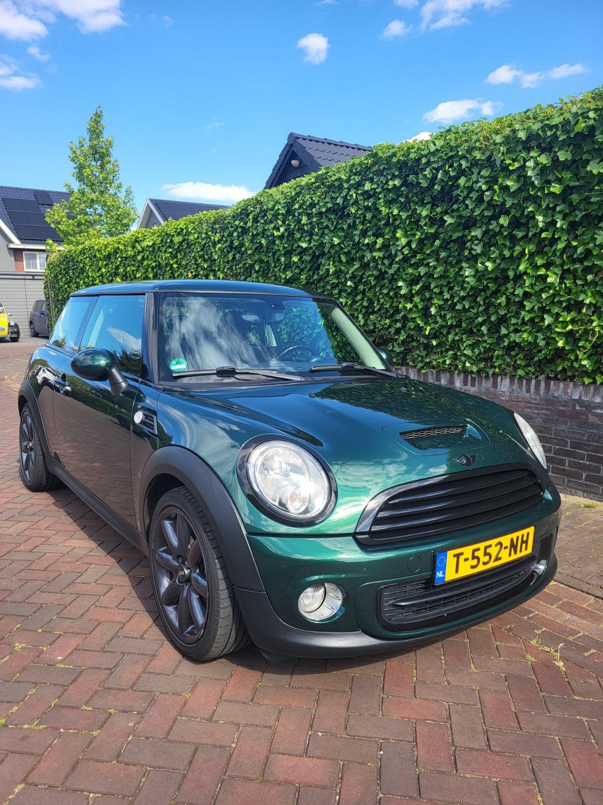 Mini 1.6 ONE 2010 Groen, Auto's, Voorwielaandrijving, Stof, 40 €/maand, Zwart