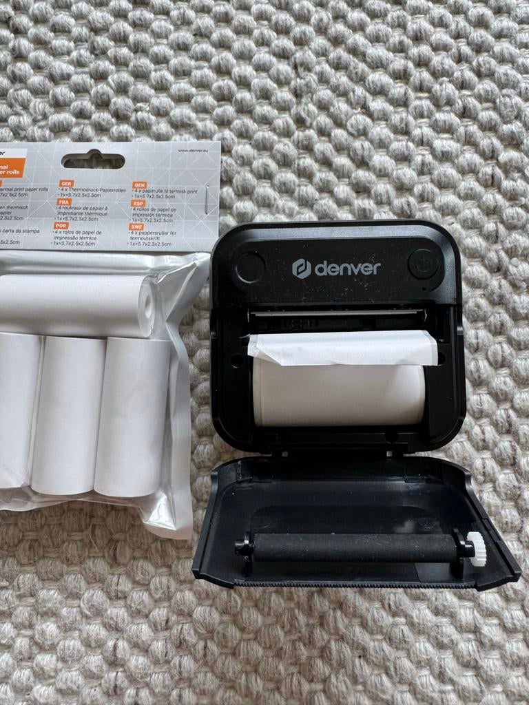 Denver draagbare thermische printer met papierrollen, Ophalen, Zo goed als nieuw