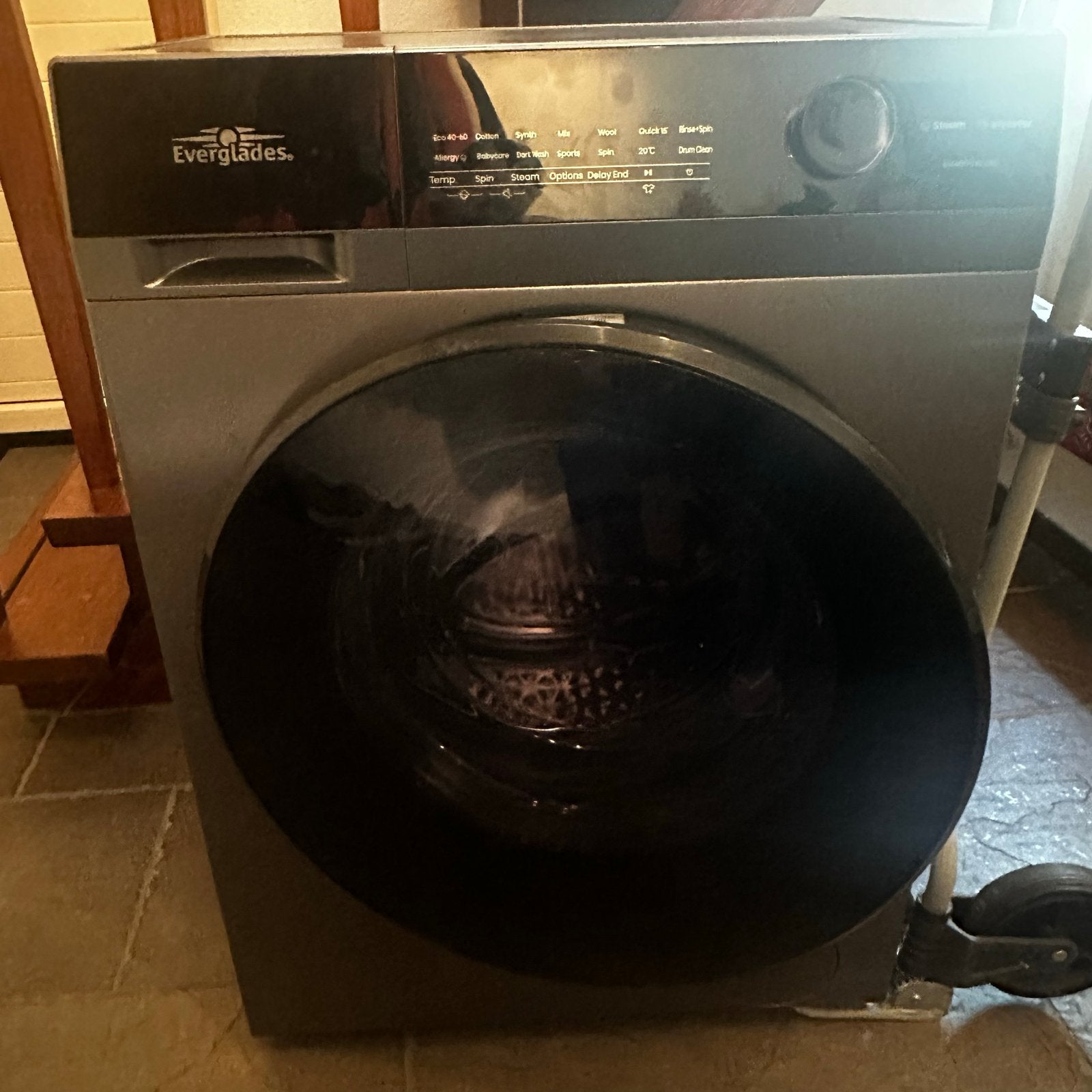 Zo goed als nieuwe Everglades wasmachine 7kg, 5 jaar garanti, 6 tot 8 kg, Ophalen, Zo goed als nieuw, Voorlader