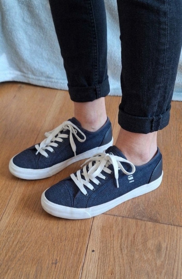 Leuk  unisex spijkersrof sneakers van G Star maat 38, Blauw, G star, Ophalen of Verzenden, Sneakers of Gympen