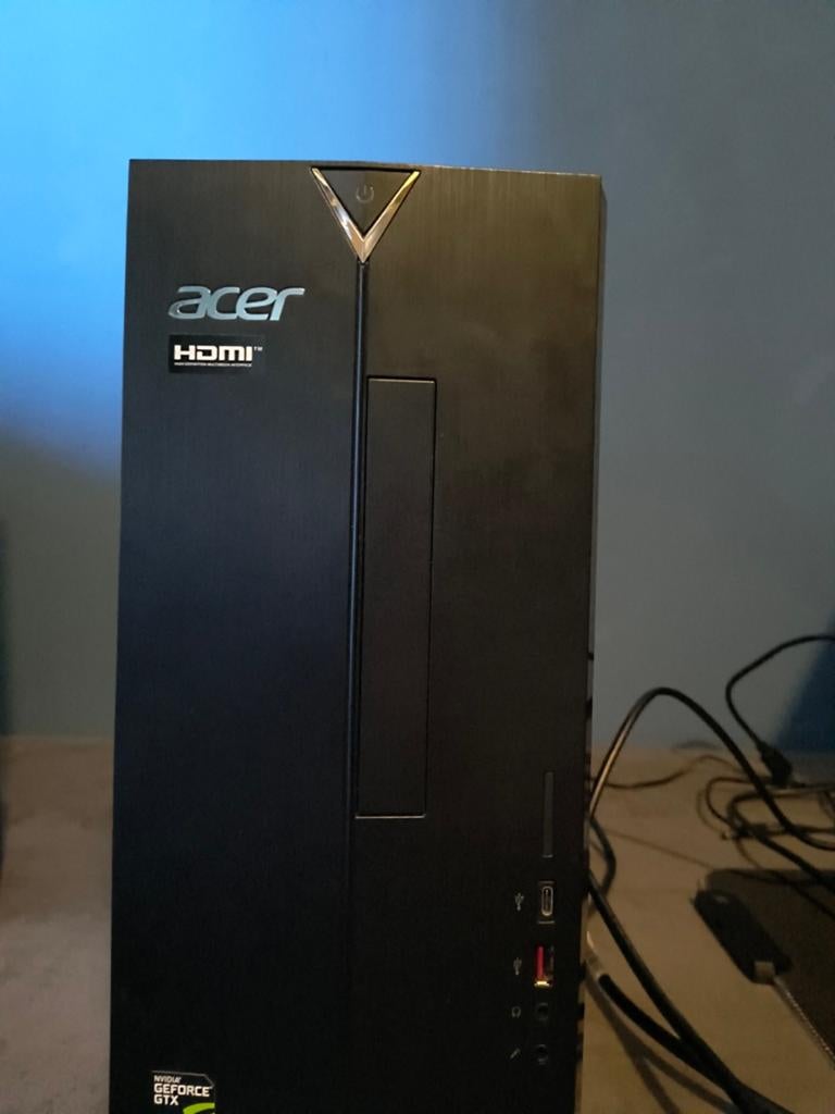 Acer Aspire TC-1660 Desktop PC - Met Monitor. Fortnite PC., Ophalen, 2 tot 3 Ghz, 512GB SSD, 8 GB