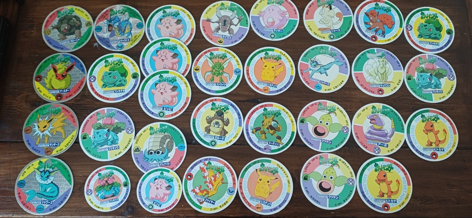 Pokemon Japans Nagatanien Menko Pikachu Flareon Jolteon holo, Ophalen of Verzenden
