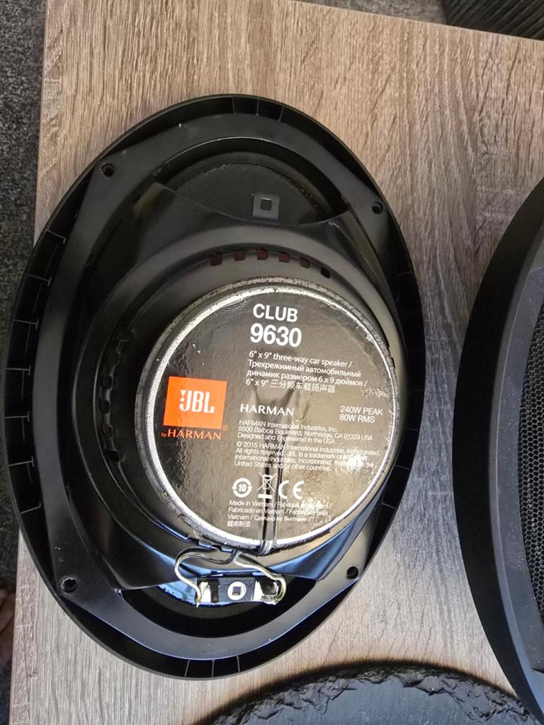 JBL Club 9630 6x9 inch 3-weg autospeakers, Ophalen of Verzenden, Gebruikt