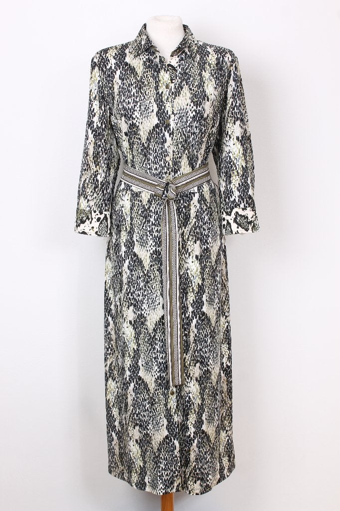 Herfst! Maxi jurk van K-Design maat 42 (XL), K-design, Meerkleurig, Maat 42/44 (L), Ophalen of Verzenden
