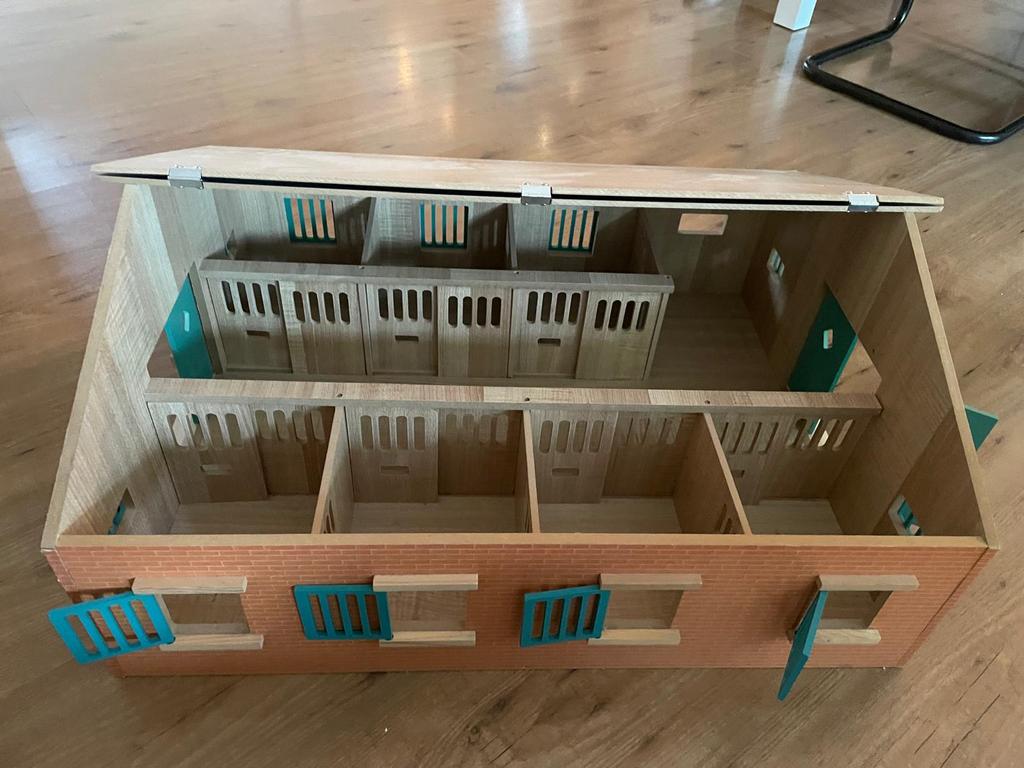 Houten speelgoed paarden stal, Ophalen, Gebruikt, Overige typen