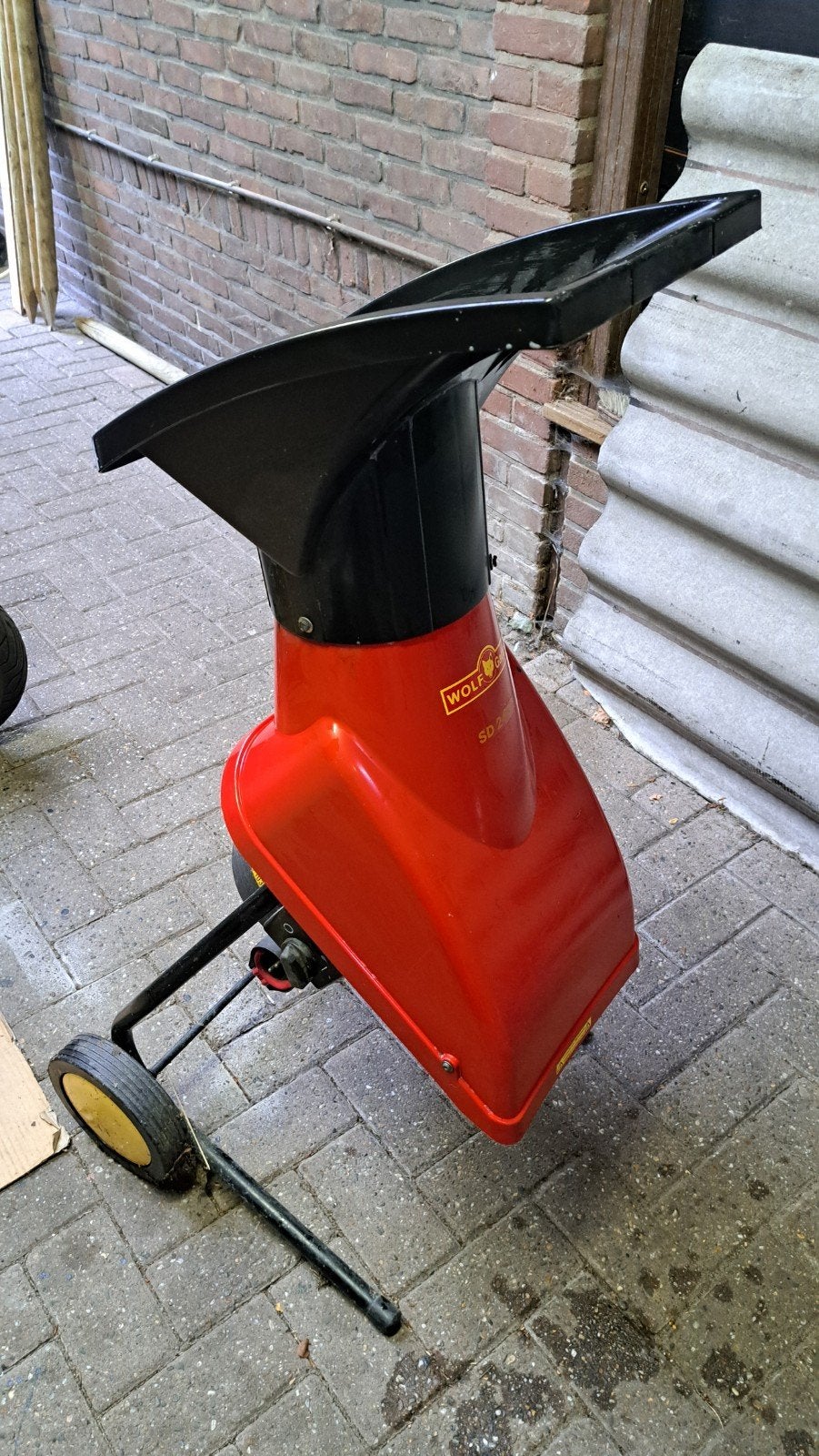 Wolf Garten SD 240 E Hakselaar - Elektrisch, Tuin en Terras, Hakselaars, Ophalen, Gebruikt, Elektrisch, Wolf Garten