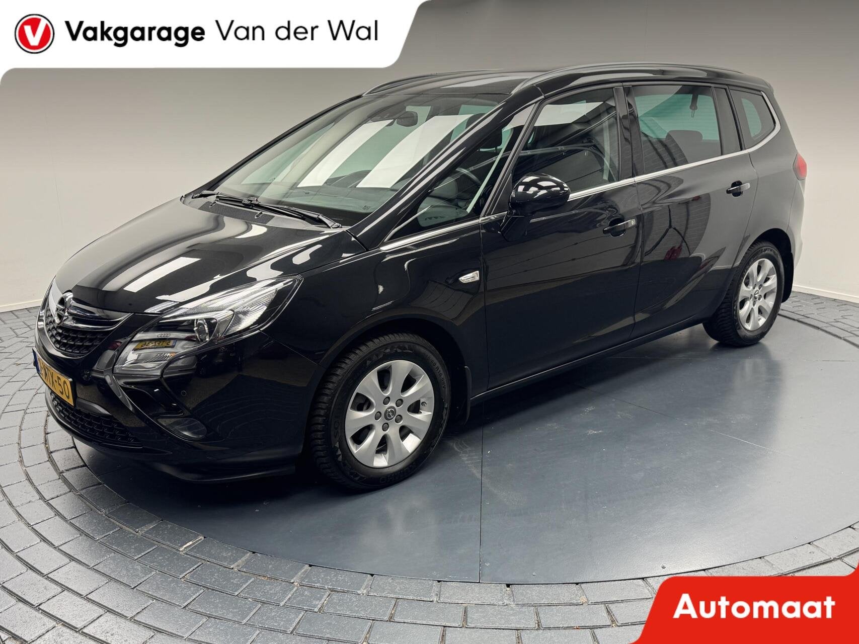 Opel Zafira Tourer 1.4i Cosmo Automaat-Trekhaak-Navigatie-Cr, Auto's, Opel, Gebruikt, 4 cilinders, Met garantie (alle), Zwart