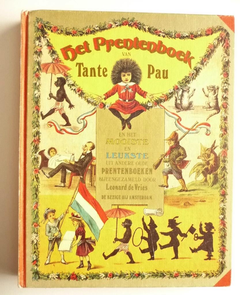HET PRENTENBOEK VAN TANTE PAU ,LEONARD DE VRIES 1974 VINTAGE, Fictie algemeen, Verzenden, Zo goed als nieuw, LEONARD DE VRIES 1974