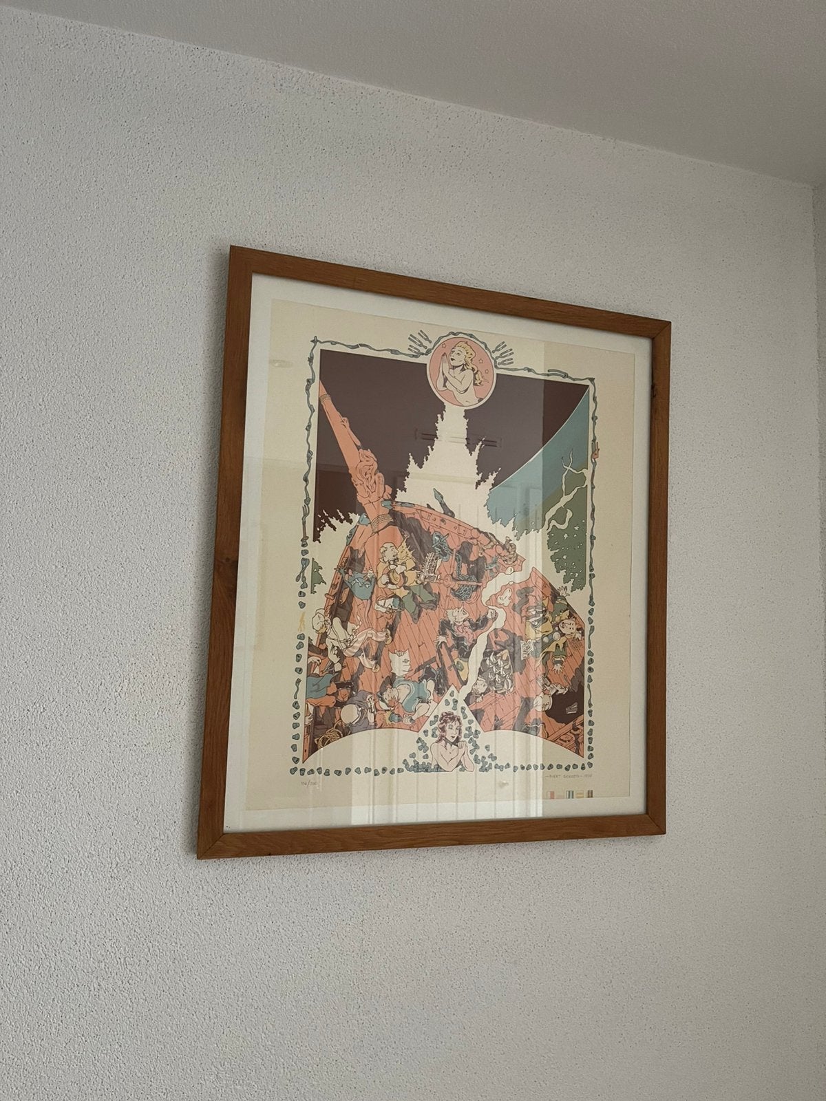 Zeefdruk Evert Geradts 1978, Ophalen