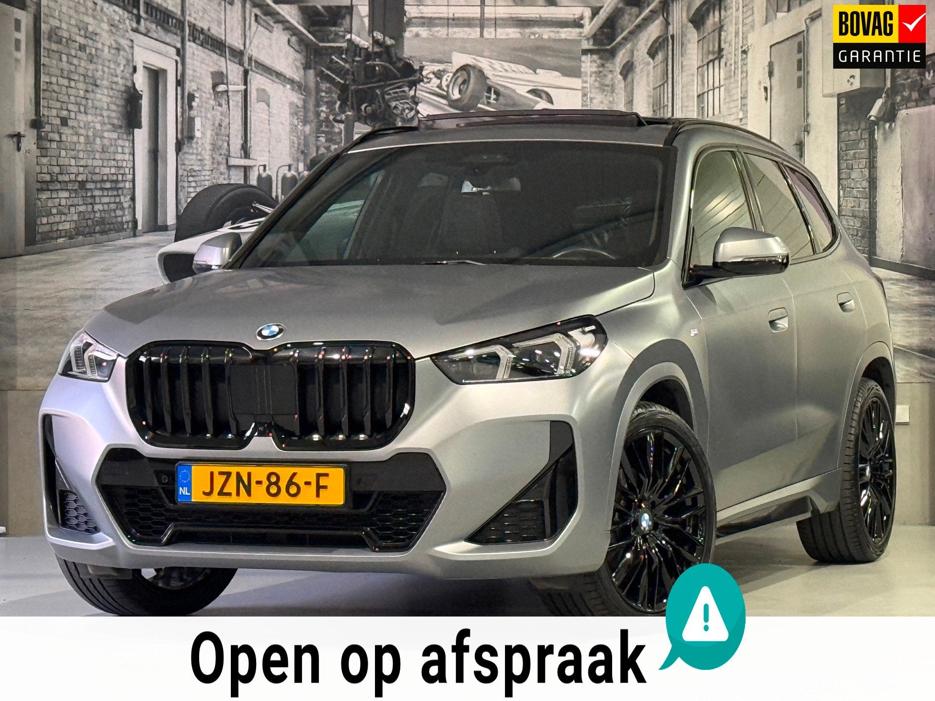 BMW X1 SDrive18i M Sport Frozen Grey, Dealer onderhouden, 136 pk, Gebruikt, 3 cilinders