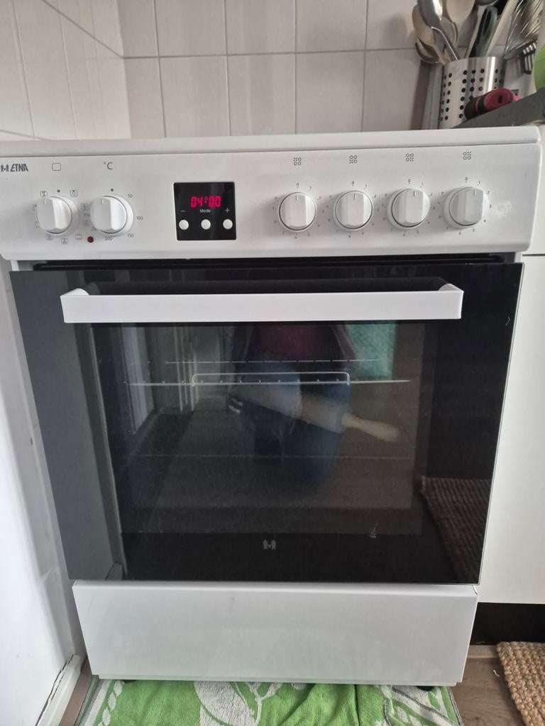 Etna Fornuis FIV760WIT - Inductie - 3 fasen aansluiting, Ophalen, Hete lucht, 60 cm of meer, 4 kookzones
