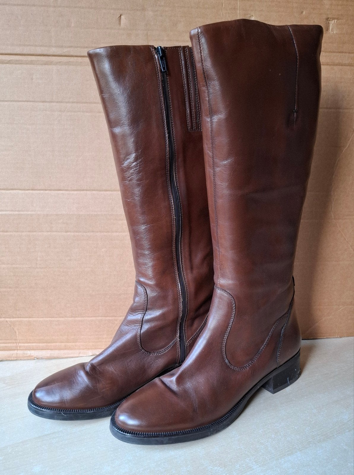 Dameslaars mt 41, Kleding | Dames, Hoge laarzen, Bruin, Ophalen of Verzenden, Zo goed als nieuw