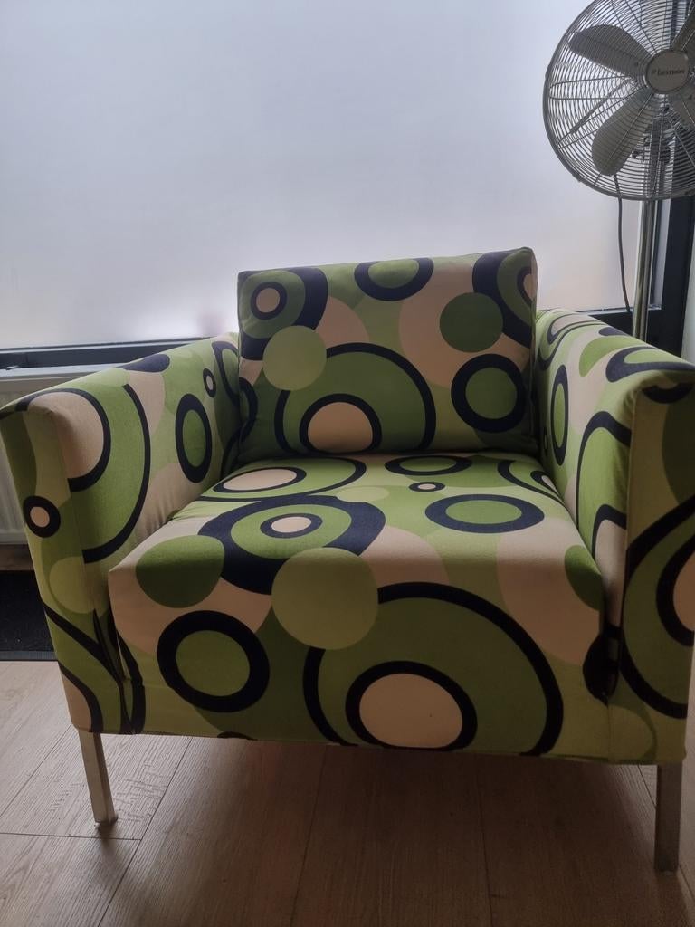 Sixties retro vintage fauteuil Nieuwstaat!, Ophalen, Gebruikt, 75 tot 100 cm, 50 tot 75 cm