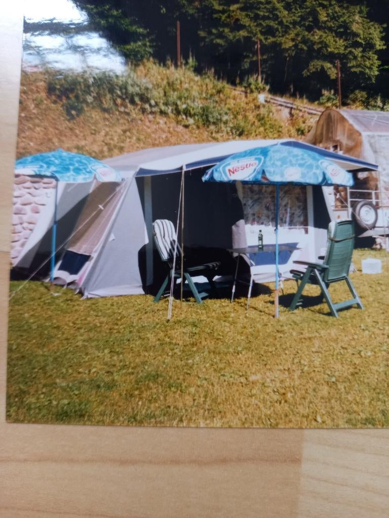 Bungalow tent voor 4 personen met 2 slaapcabines, Caravans en Kamperen, Tenten, Ophalen