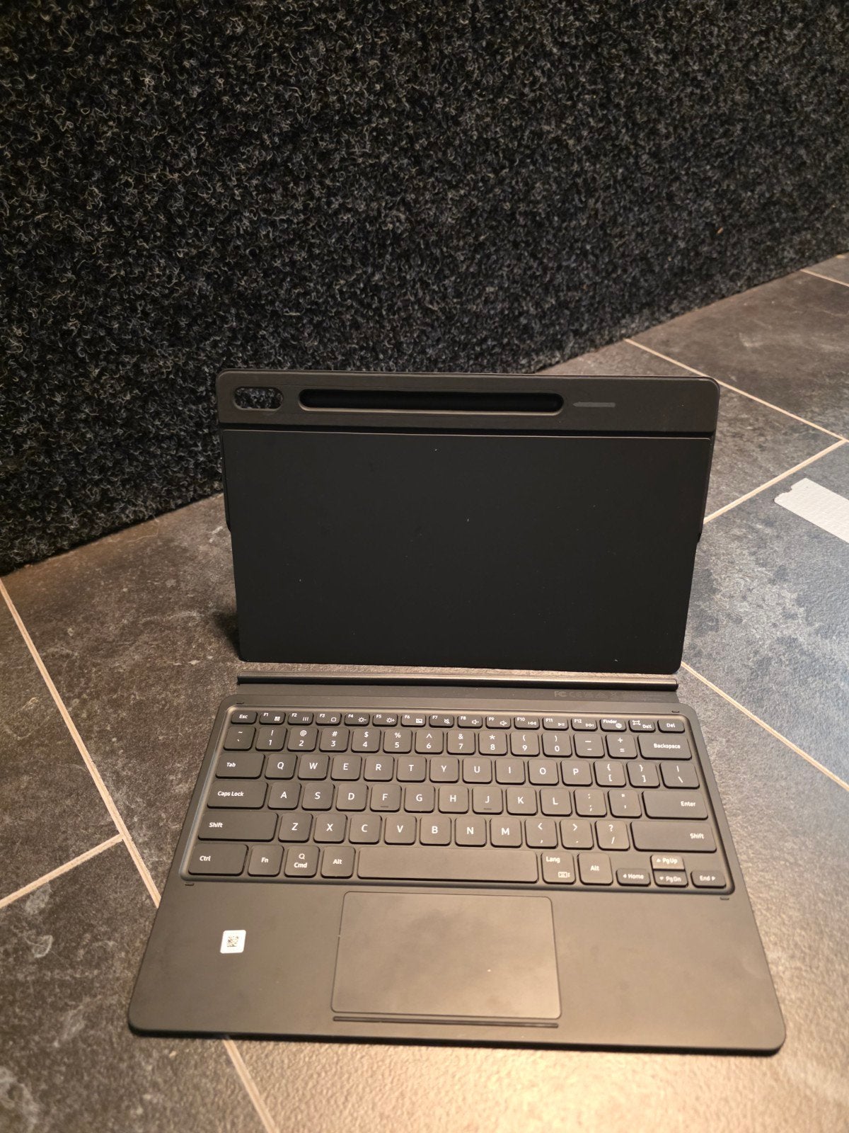 Samsung Galaxy Tab S7+ Toetsenbord Cover, Computers en Software, Ophalen of Verzenden, Zo goed als nieuw, Draadloos, Trackpad