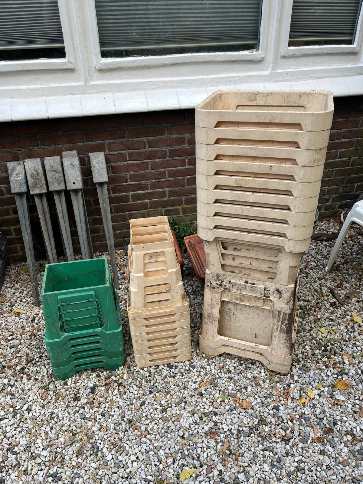 Fust bloembak fusten voor bloemen van bloemenveiling, Ophalen, Kunststof, Gebruikt, Minder dan 30 cm