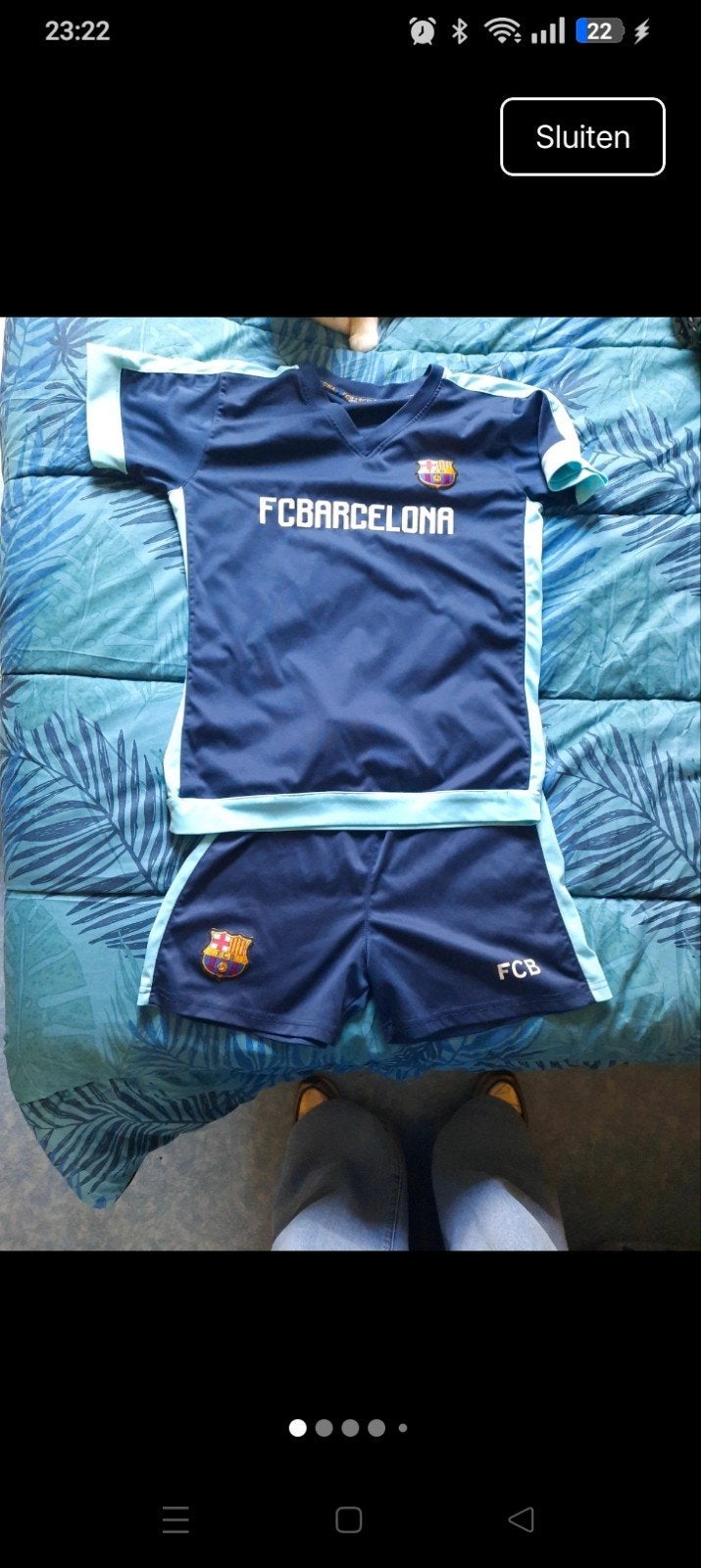 FC Barcelona tenue maat 152 (12 jaar), Ophalen of Verzenden, Gebruikt, FC Barcelona, Jongen