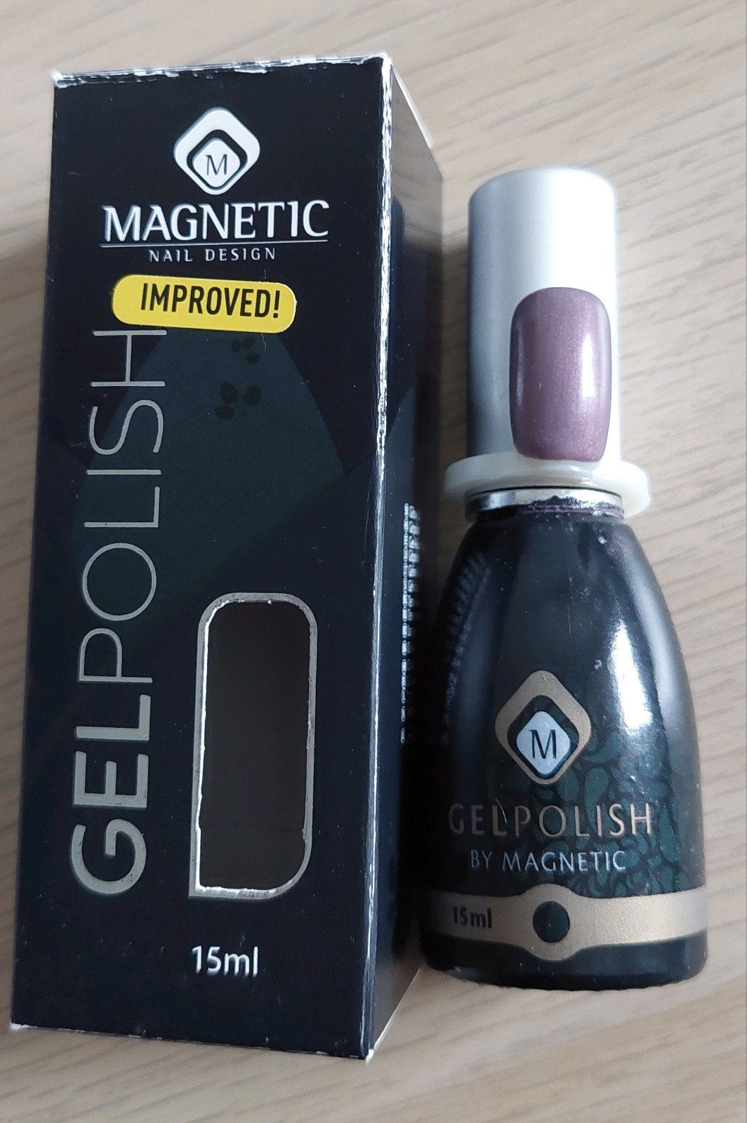 Magnetic gelpolish Ubergine 103270, Paars, Ophalen of Verzenden, Zo goed als nieuw, Handen en Nagels
