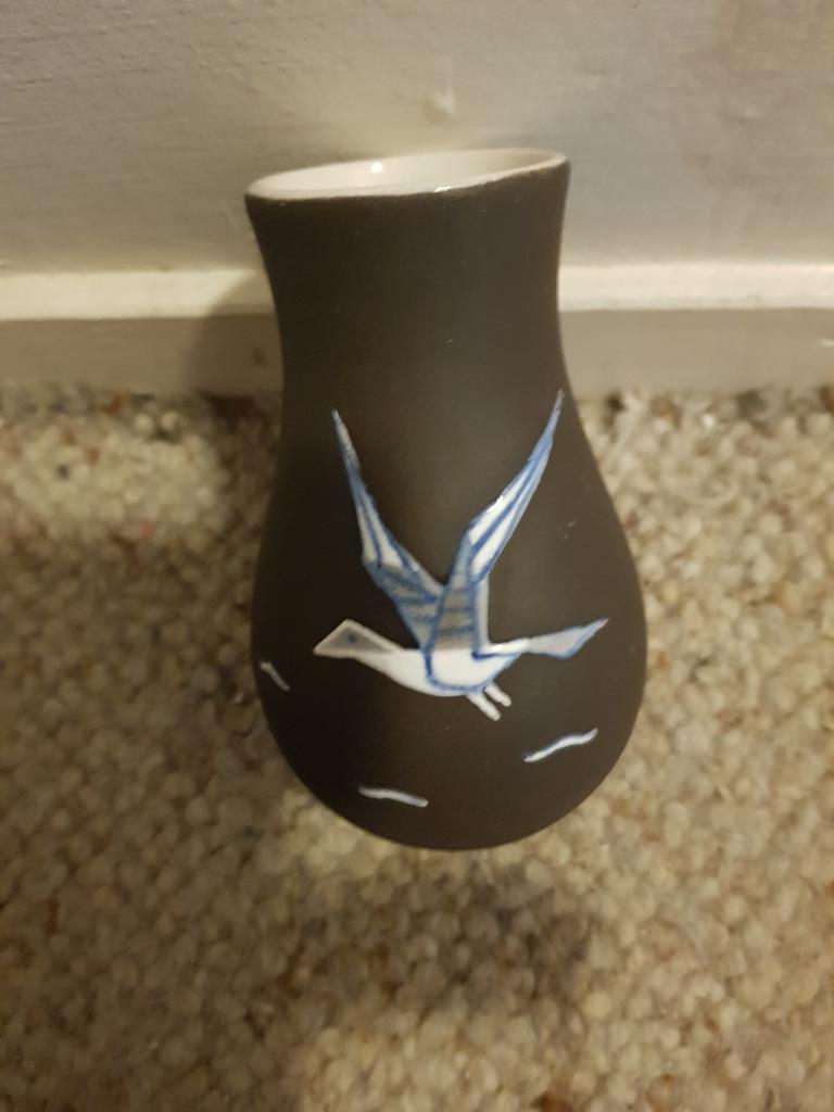 Vaasje van Zenith., Ophalen, Overige kleuren, Glas, Minder dan 50 cm