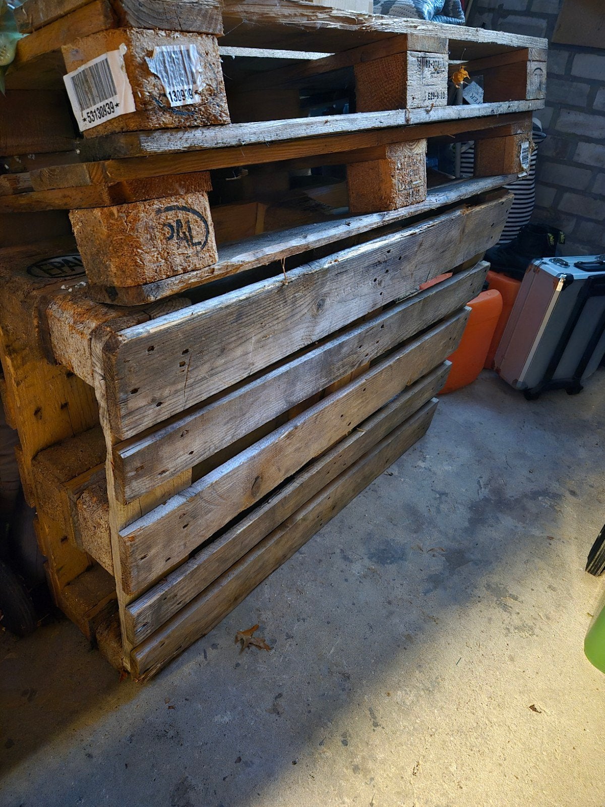 Pallets gratis afhalen 4 stuks, Doe-het-zelf en Verbouw, Hout en Planken, Ophalen, Overige houtsoorten, Minder dan 200 cm, Pallet