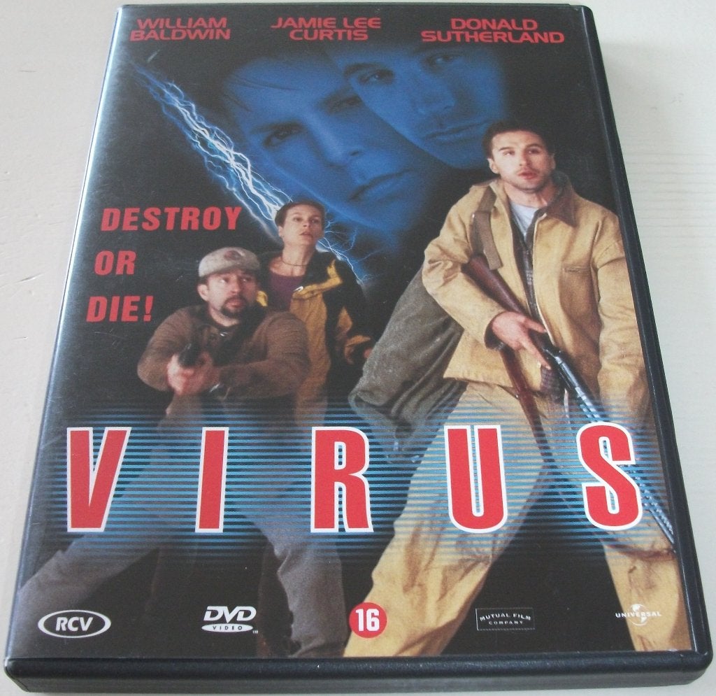 Dvd *** VIRUS *** Destroy or die!, Vanaf 16 jaar, Ophalen of Verzenden, Zo goed als nieuw, Actiethriller
