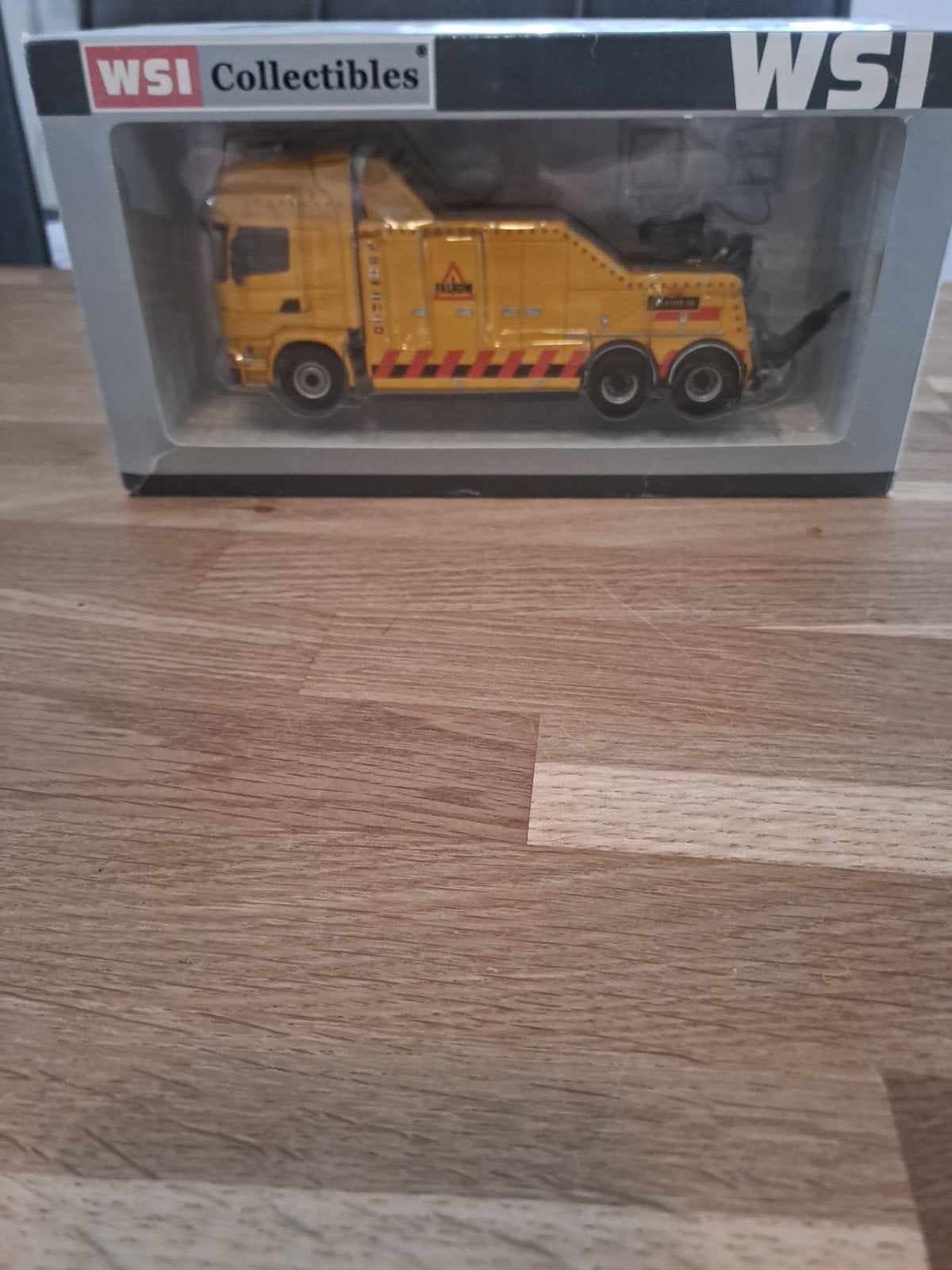 WSI Scania R(6) Topline Falkom Takelwagen 1:50, Hobby en Vrije tijd, Ophalen of Verzenden, Bus of Vrachtwagen, Wsi