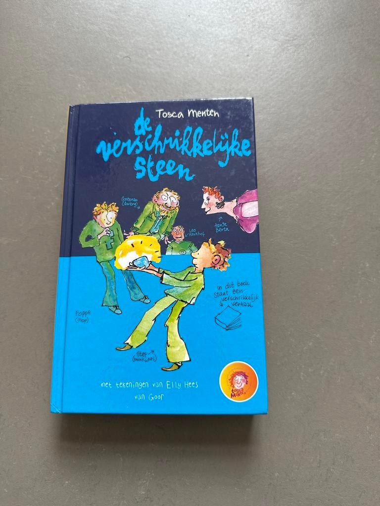 Leesboek: De Verschrikkelijke Steen - Tosca Menten, Ophalen of Verzenden, Gelezen, Fictie