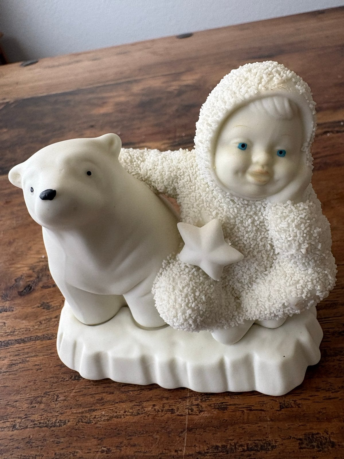 Goebel Snowbabies beeldje met ijsbeer - 10x9 cm, Ophalen, Zo goed als nieuw