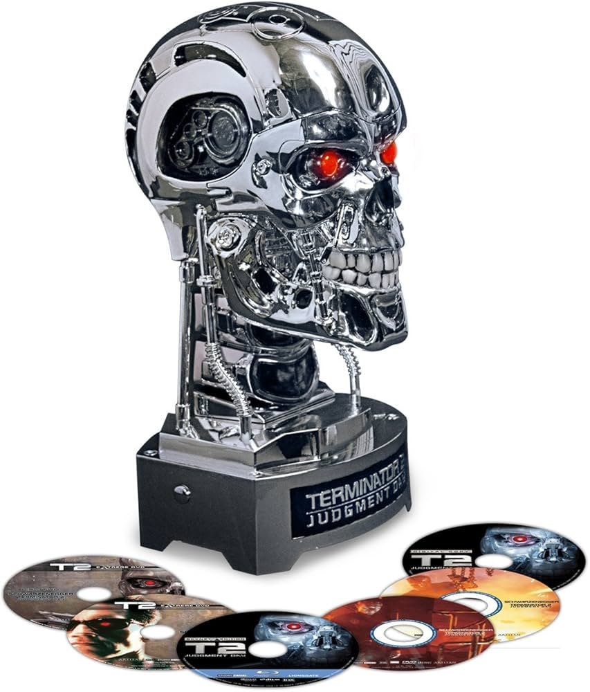 Terminator 2 Endoskeleton bust bluray disc set life size, Ophalen, Nieuw, Fantasy