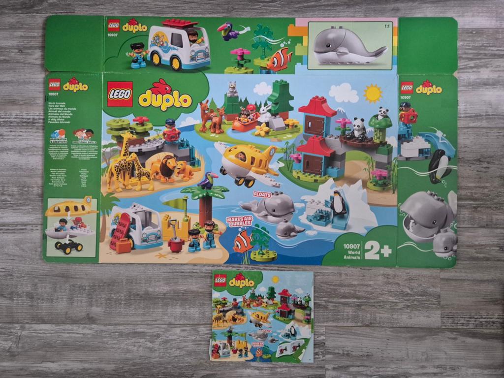 Set 10907, compleet incl doos en boekje, Overige thema's, Ophalen of Verzenden, Zo goed als nieuw, Duplo