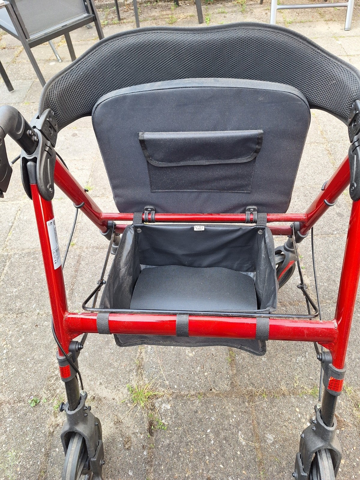 Rood/ zwart, Goliath xxl, Diversen, Rollators, Ophalen
