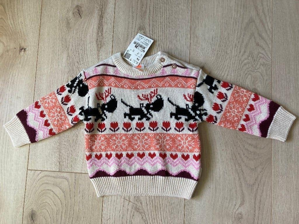 Nieuwe kersttrui Takkie maat 74, Kinderen en Baby's, Nieuw, Ophalen of Verzenden, Hema, Truitje of Vestje