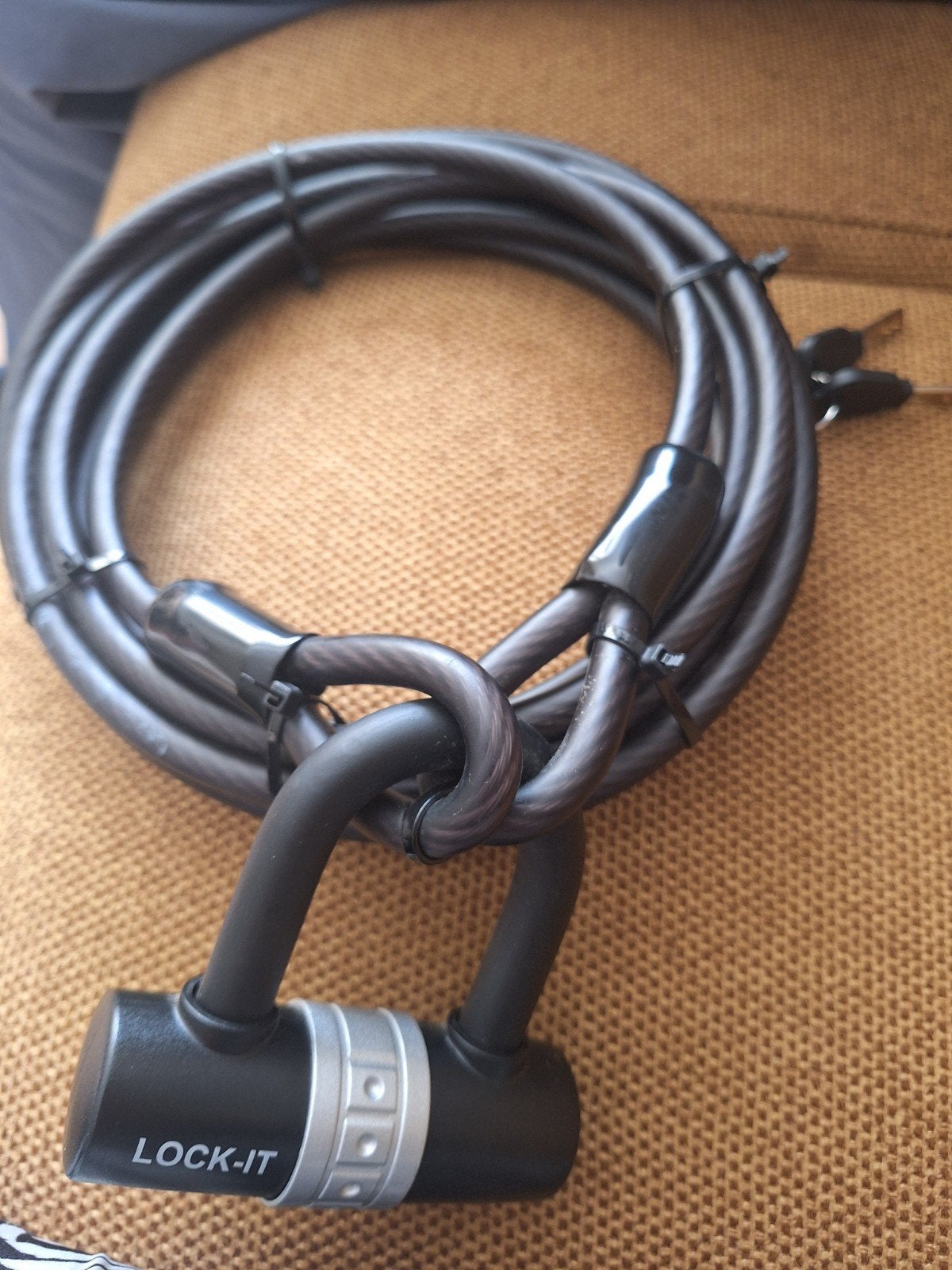 U slot met kabel nieuw, Ophalen of Verzenden, Nieuw