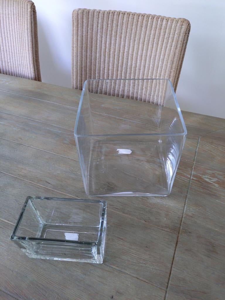 Accubak glazen bak tbv plantjes, Ophalen, Zo goed als nieuw, Glas